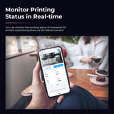 Creality Nebula Camera, 3D Printer Camera for 24H Real-Time Monitoring, Time-Lapse, Spaghetti Detection, Compatible with Sonic Pad, Nebula Pad, Ender 3 V3/Plus/KE/SE, CR-10 SE, HOLOT-MAGE/PRO Creality