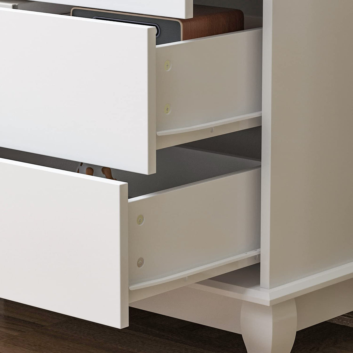 Hitow 10 Drawer Double Dresser for Bedroom, Traditional Dresser Chest with Wide Drawers and Metal Handles, Wood Storage Chest of Drawers for Closet Hitow