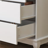 Hitow 10 Drawer Double Dresser for Bedroom, Traditional Dresser Chest with Wide Drawers and Metal Handles, Wood Storage Chest of Drawers for Closet Hitow