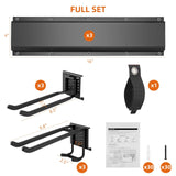 Awrob Paqa Garden Tool Organizer, Garage Storage, Garage Organization - Garage Tool Organizer Wall Mount 48 Inches, Max 440lbs Adjustable Garage Hooks for Hanging Awrob Paqa