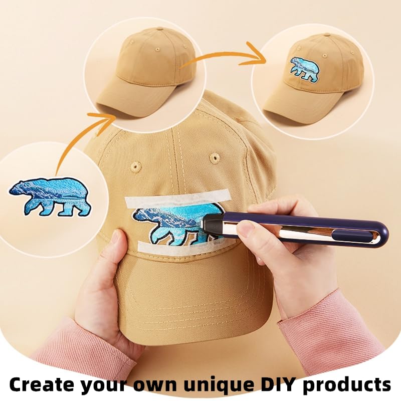 4 in1Mini Heat Press Machines, 3S Fast Heating, erasable Thermal Printing Paper, Food Bag Heat Sealer, Suitable for Clothes and Hats,Thermal Transfer Projects, hot Stamping Paper Drawing and Writing JsWugewlgw