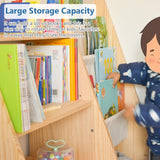 MORIMOE Solid Wood Kids’ Bookshelf & Toy Organizer – Eco-Friendly Multi-Purpose Storage Solution for Playrooms and Classrooms MORIMOE