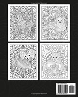 Mindfullness Coloring Book Dogs: Adult Coloring Book (Mindfulness Coloring Books For Adults) WoodArtSupply