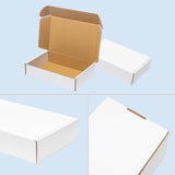 Wowxyz Shipping Boxes 9x6x2" 25 Pack - White Corrugated Cardboard Box Mailers for Small Business, Literature Mailer Box Packaging Supplies Wowxyz