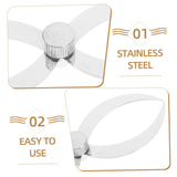 Hemobllo Double Ended Woodturning Calipers Stainless Steel Thickness Gauge for Accurate Measurement of Inner Outer Essential Tool for Woodworking Projects Hemobllo