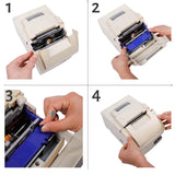 12 Pack Compatible SP700 Printer Ribbon B/R Replacement for Star RC-700BR SP-700BR SP-712 SP-742 Ink Ribbon, Black and Red Bigger