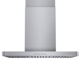 ONEEON 30" Range Hood - 900 CFM Stainless Steel Wall Mount Kitchen Exhaust with 4 Speed Fan, LED Lights, Push Button, Ultra-thin Body, Chimney Style Stove Vent Hood & Ducted Exhaust Vent ONEEON