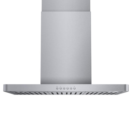 ONEEON 30" Range Hood - 900 CFM Stainless Steel Wall Mount Kitchen Exhaust with 4 Speed Fan, LED Lights, Push Button, Ultra-thin Body, Chimney Style Stove Vent Hood & Ducted Exhaust Vent ONEEON