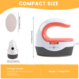 HTVRONT Mini Heat Press Machine, Small Heat Press Portable Iron Press Machine for T Shirts, Hats, Heating Transfer Projects (Bubble Blue) HTVRONT