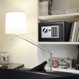 Yuanshikj Electronic Deluxe Digital Security Safe Box Key Keypad Lock Home Office Hotel Business Jewelry Gun Cash Use Storage money (Black 1) Yuanshikj