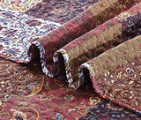 SLPR Red Riches 3-Piece Quilt Set - King Size with 2 Shams, Autumn Patchwork Design, Red Toned Lightweight Quilted Bedspread, Fall-Inspired Country Bedding SLPR