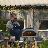 Ooni Karu 2 Pro Multi-Fuel Pizza Oven - Wood and Gas Outdoor Pizza Oven with Pizza Stone & Intergrated Thermometer, Pizza Oven Outdoor, Dual Fuel 16 Inch Pizza Maker, Outdoor Cooking Grill ooni