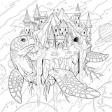 Mythographic Color and Discover: Mythical Beasts: An Artist’s Coloring Book of Magical Creatures WoodArtSupply