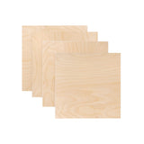 Walnut Hollow 1/4" x 12" x 12" Birch Plywood, (4 Pack), Natural Craft Wood Walnut Hollow