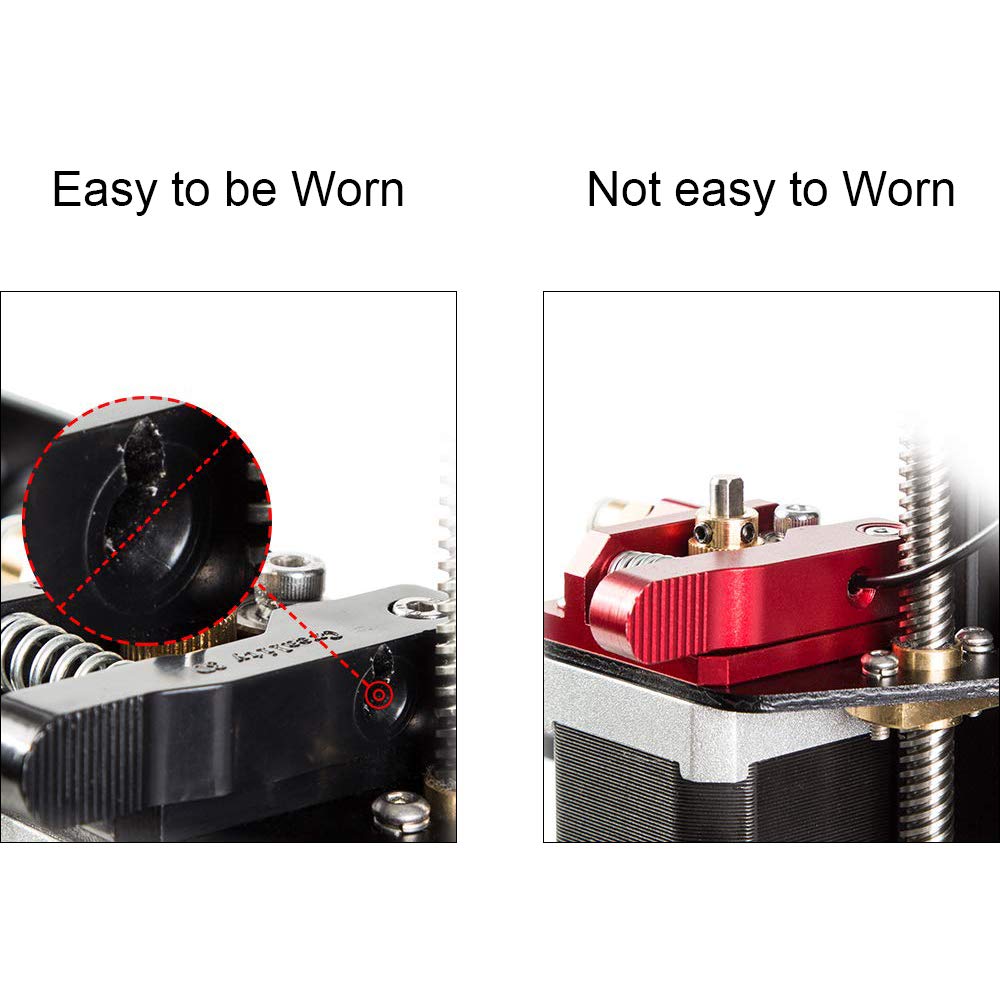 Aokin Upgraded Aluminum MK8 Extruder Drive Feed 3D Printer Extruders for Creality Ender 3/3 Pro/3 V2, Ender 5/5 Pro/5 Plus, CR-10/10S, CR-10 S4, CR-10 S5 Aokin