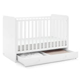 GAP babyGap Graham 4-in-1 Convertible Crib with Storage Drawer - Greenguard Gold Certified, Bianca White Delta Children