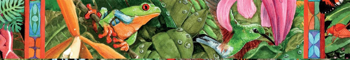 Ceaco - Parker Fulton - Delightful Rainforest - 2000 Piece Jigsaw Puzzle Ceaco