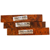 Thuya Burl Wood Pen Blanks (3-Pack) WoodTurningz