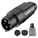 EV Charger Adapter for Tesla to J1772 - Max 50A 240V - NACS to J1772 Charging Adapter Compatible with Tesla Mobile Connectors,Wall Connectors,Destination Chargers - Black POWER TALK
