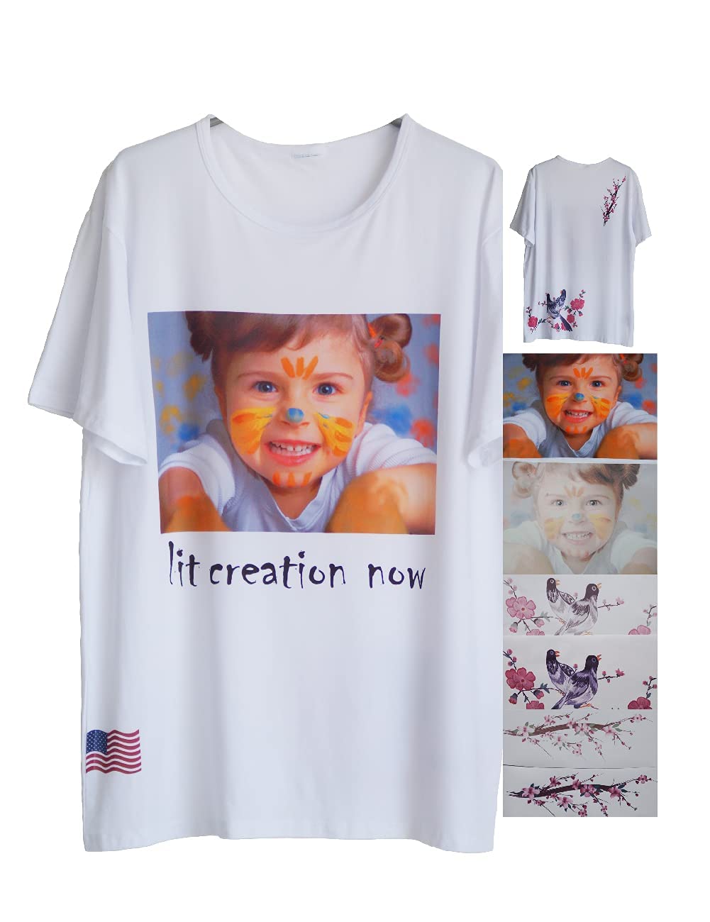 LIT Sublimation Paper A4 210x297mm, 100 Sheets 110gsm Heat Press Transfer Paper - For Any Epson Sawgrass Ricoh HP Inkjet Sublimation Printers With Sublimation Ink For Sub Blanks T shirts Mugs LIT PAPER