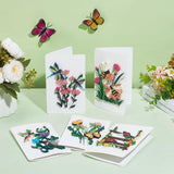 WEBEEDY 20 Sets Paper Quilling Kit for Adults Beginners,Spring Animal Flower Greeting Cards Making Kit with Instruction Tutorial,Handmade Bee Butterfly Dragonfly Quilling Card for Friends Families WEBEEDY