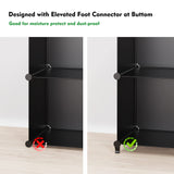 HOMIDEC Closet Organizers and Storage, 9 Cube Storage Organizer, Portable Closet Organizer Storage Cubes Shelves for Clothes, Bedroom, Closet, Wardrobe, Kids Room, Bathroom, Black HOMIDEC