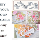 Gigicloud Diy Greeting Card Kits, Paper Greeting Card Set Handmade Diy Making Material Set For Birthday Invitation, Thanksgiving Christmas Holiday Baby Shower 15 Cards + 15 Envelopes Gigicloud
