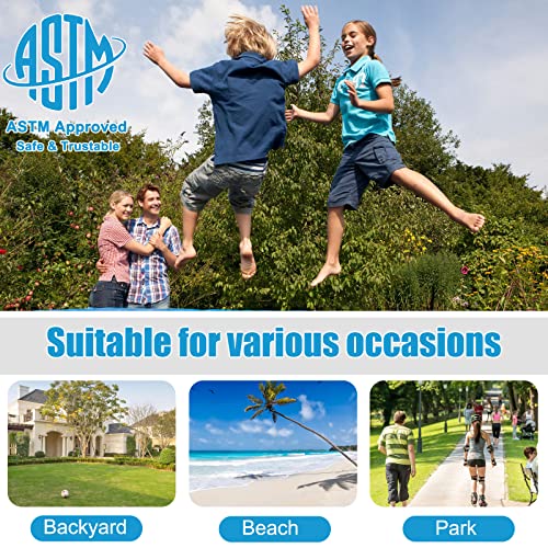 Giantex Trampoline, 16Ft ASTM Certified Approved Outdoor Trampoline w/Enclosure Net, Recreational Trampolines w/Jumping Mat Ladder Rust-Resistant Poles for Kids Adults Giantex