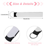 Pletpet 10 Pcs Sublimation Wristlet Keychain Blank, Winspeed DIY Neoprene Wristlet Keychain Lanyard, Key Blanks for Women DIY Crafts (White), Wrist size Pletpet