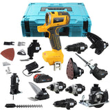NEWONE 18V MAX MATRIX Drill,12-Tool Set Power Tool Combo Kit, Cordless Tool Set,2 Batteries and One Charger NEWONE