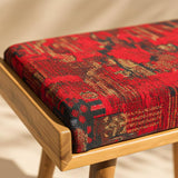 Ultimate Premium Products Walnut Ottoman Stool for Living Room | Versatile as a Piano Bench | Ideal Bedroom Bench | Functional Footstool Bench | Oriental Ultimate Premium Products