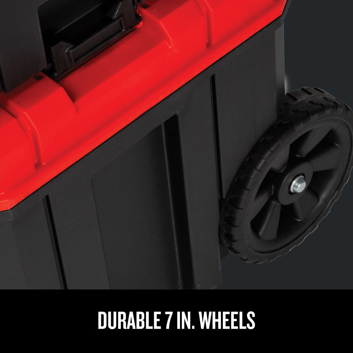 CRAFTSMAN VERSASTACK Rolling Tool Box with Wheels, Lockable, Red, 20 Inch (CMST17835) CRAFTSMAN