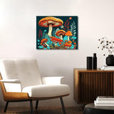 Paint by Numbers Colorful Mushroom Moon Paint by Number for Adults Drawing Paintwork with Paintbrushes Adult Paint by Number Kits on Canvas Easy Paint by Numbers for Kids Art Crafts 16x20 Inch Generic