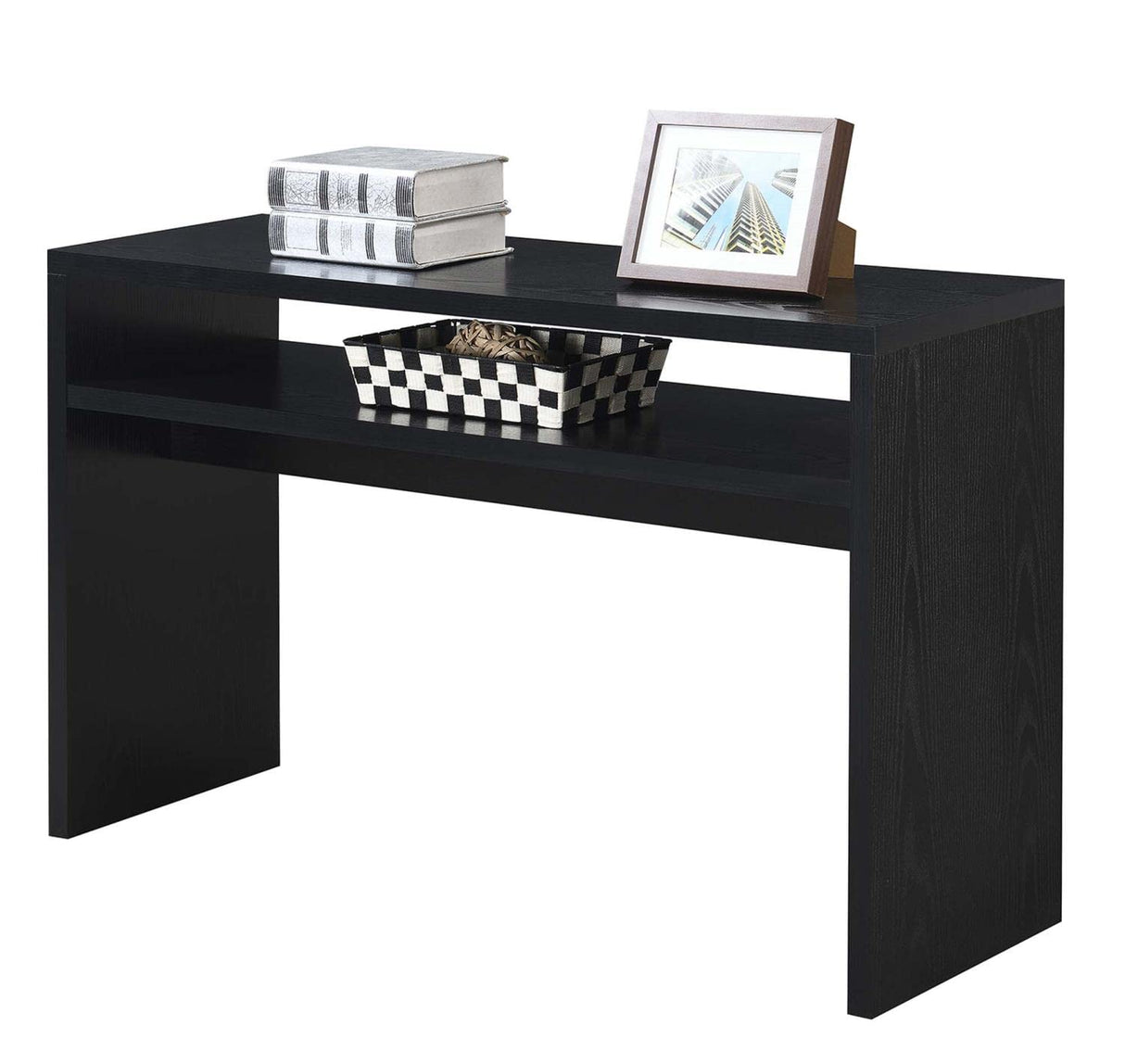Convenience Concepts Northfield Deluxe Console Table, Black Convenience Concepts
