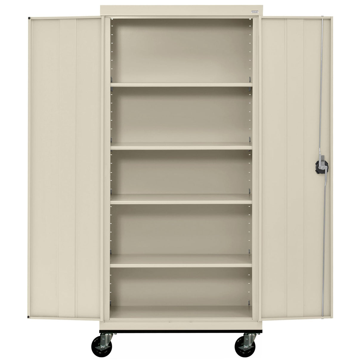 Sandusky Lee Transport Series Mobile Storage Cabinet, Putty Sandusky