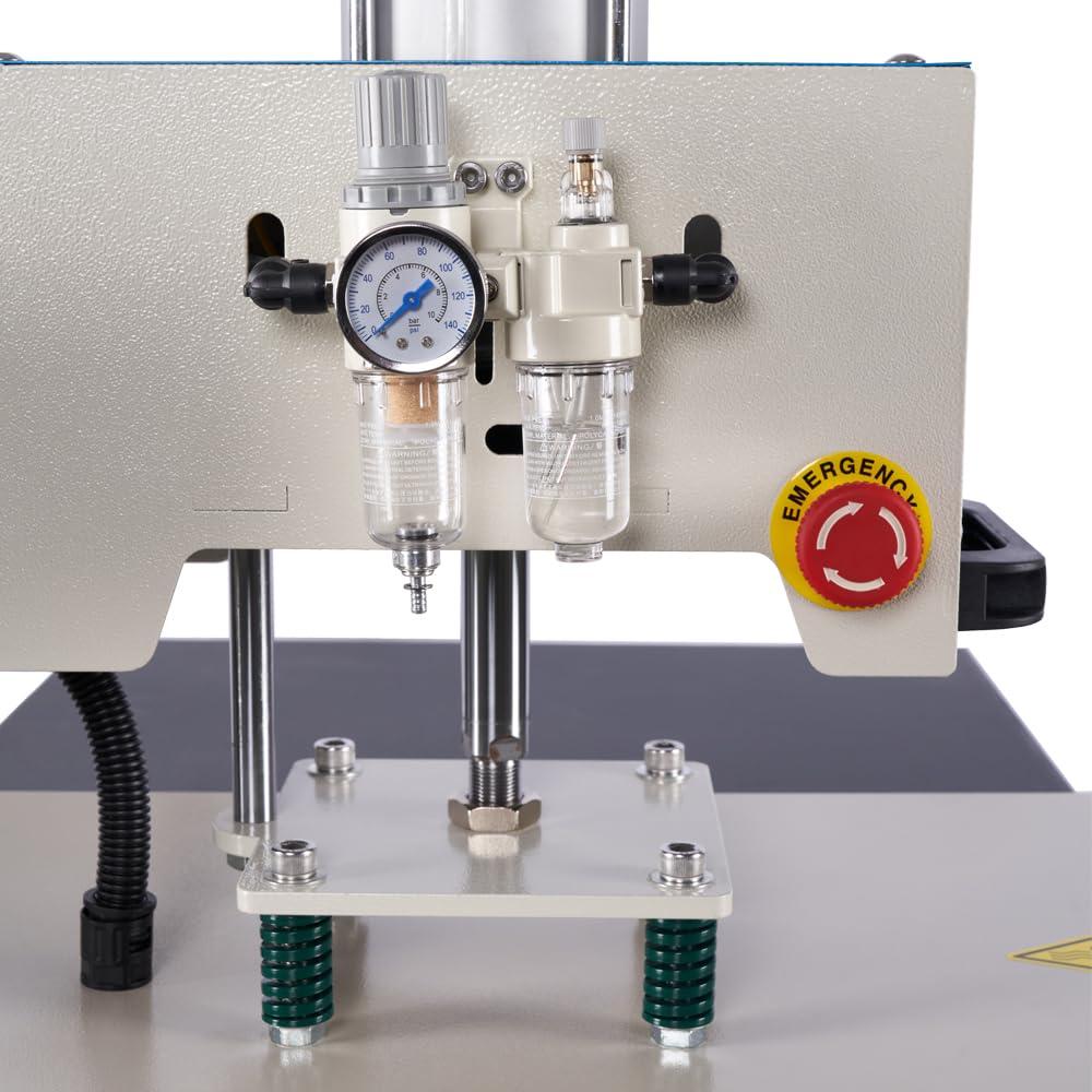 16x24 Pneumatic Sliding Dual Platen Heat Press with Adjustable Infrared Positioning Function, Sublimation Transfer Machine for Professional Printing, for T Shirts, Sublimation, Heat Transfer Projects ZJBFXY88