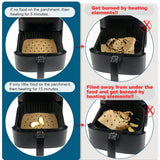 BYKITCHEN Air Fryer Oven Liners, 11x12 Inches, Nonstick Unbleached Rectangular Air Fryer Parchment Paper for Ninja Foodi Air Fryer Toaster Ovens, XL Air Fryer, Dehydrator and More (Set of 100) BYKITCHEN