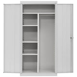 Sandusky Lee CAC1362472-05 Combination Garage Storage Cabinet, Steel Utility Cabinet with Adjustable Shelves, 72" H, Dove Gray Sandusky