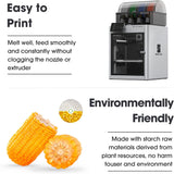 eSUN PLA+ Filament 1.75mm, 3D Printer Filament PLA Plus, Dimensional Accuracy +/- 0.03mm, 1KG Spool (2.2 LBS) 3D Printing Filament for 3D Printers, Cold White eSUN