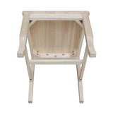 International Concepts Seaside, Set of 2 Chair, Unfinished IC International Concepts