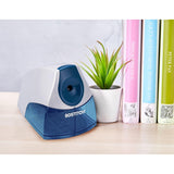 Bostitch Office Personal Electric Pencil Sharpener, Powerful Stall-Free Motor, High Capacity Shavings Tray, Blue Bostitch