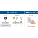 Progress Lighting 1-Light Farmhouse Wall Sconce Light Bleached Oak Wood, Briarwood Collection, Indoor, P710012-141, Galvanized Finish Progress Lighting