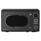 Magic Chef Countertop Microwave, Classic Retro Touch Appliance, 0.7 Cubic Feet, Black Magic Chef