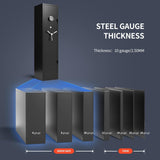 XDeer RS100 5-Gun Biometric Safe for Home Rifles and Pistols, No need to disassemble the gun accessories,Super space, with Power Outlet Kit and Removable Gun Rack, Heavy-Duty Rifle Safe (RS100) XDeer
