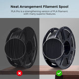 FLASHFORGE 3D Printer Filament, PLA PRO Filament 1.75mm, 1KG Spool (2.2lbs), Dimensional Accuracy +/- 0.02mm for FDM 3D Printers, Better Tenacity & No Knotting (Black) FLASHFORGE