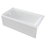 American Standard 2544202.02 Town Square S 60"x32" Bathtub-Left Drain in White American Standard