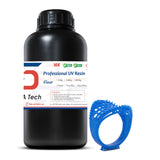 Siraya Tech Cast 3D Printer Resin Best Balance of Easy Burning and Printing Smooth Surface High Resolution Castable 405nm UV-Curing Resin for Jewelry and Metal Parts (Royal Blue, 1kg) Siraya Tech