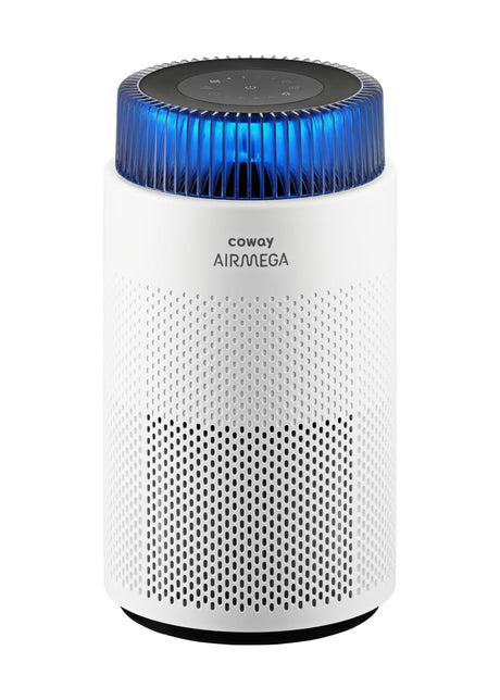 COWAY Air Purifiers for Bedroom Home up to 810 ft², True HEPA Filter for Smoke, Allergies, Pet Dander, Odor, AQI Monitor, Auto&Sleep Mode, Timer, Filter Indicator, Night Light, 3yr Warranty, 100 White Coway