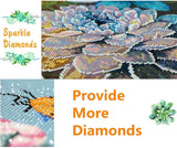 DIY Diamond Painting White Snow Lake Forest Scene Full Square Drill Kits Winter Scenery Embroidery Cross Stitch Mosaic Art for Adults and Kids Relax and Home Wall Decor Christmas 16x12IN WoodArtSupply