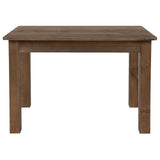Flash Furniture HERCULES 46" x 30" Rectangular Antique Rustic Solid Pine Farm Dining Table Flash Furniture